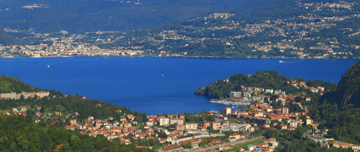 Lago Maggiore-Laveno-panoramica da San Clemente Lago Maggiore-Laveno-panoramica da San Clemente