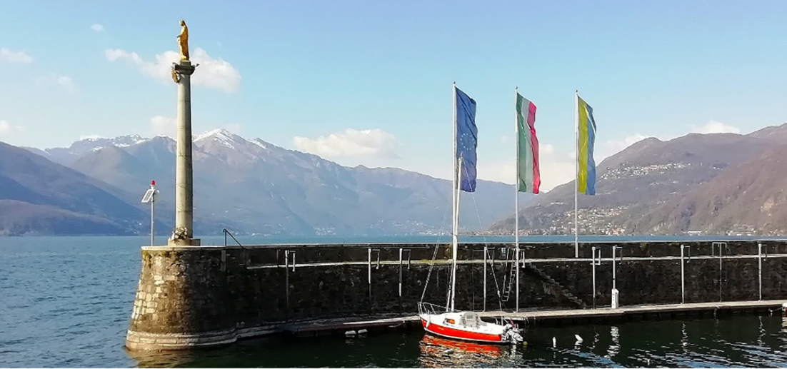 Il centro storico di Luino