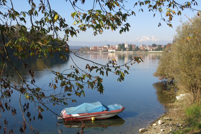 Il Fiume Ticino a Sesto Calende