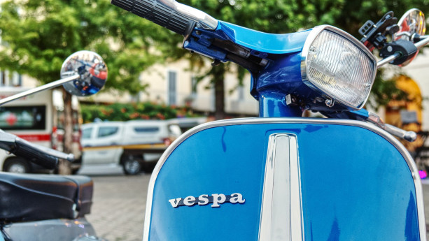 Angeli in Vespa per un giorno