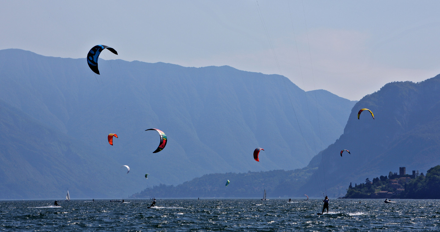 Kytesurf, tra onde e vento sul lago di Como