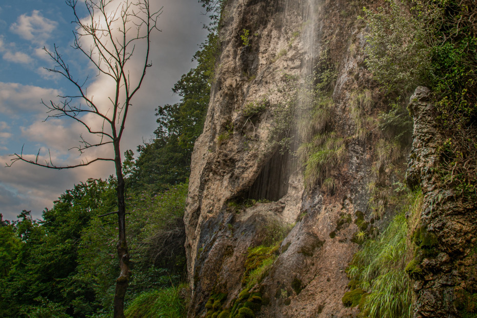 Un’immagine affascinante della cascata
