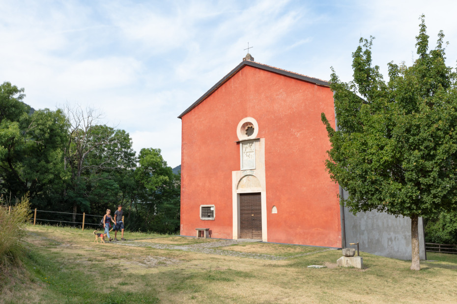 L’edificio della suggestiva chiesetta (Ph: Alessio Pizzicannella)