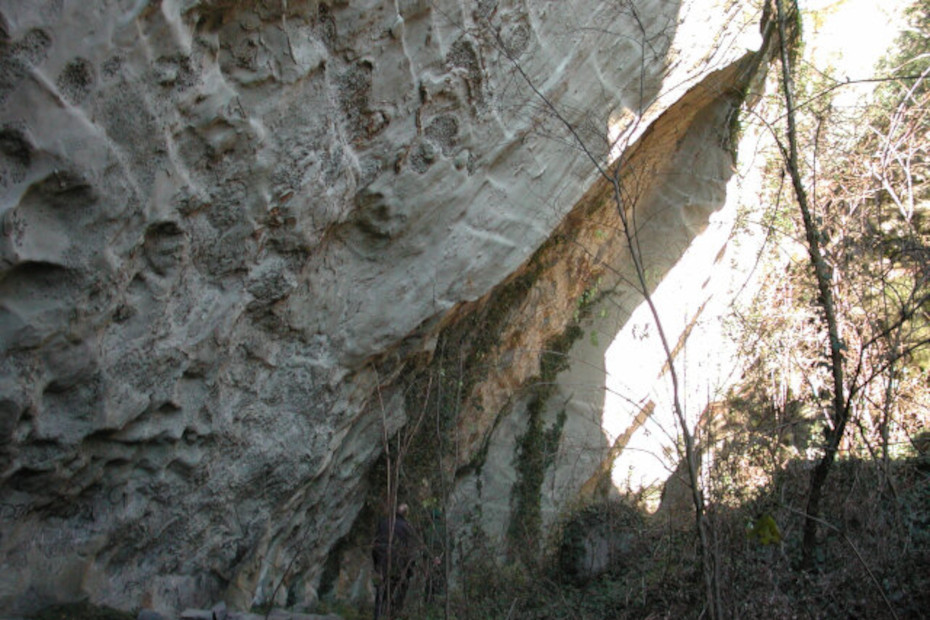 La cava di Camerlata, da dove è possibile vedere dall’alto la città di Como